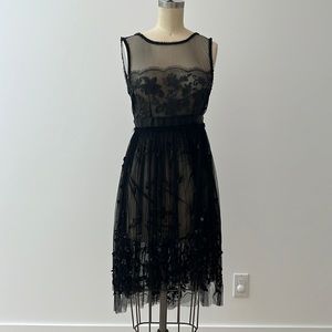 Free People Black Lace Dress